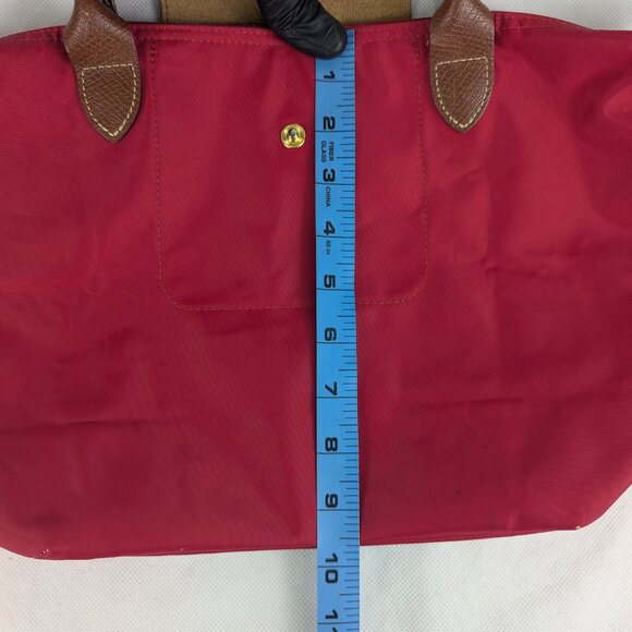 Authentic Longchamp Le Pliage Nylon Pink Tote Shoulder Bag Made in China. - Picture 12 of 15